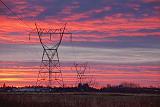 Power Transmission Lines At Sunset_11104